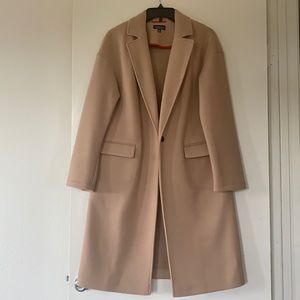 Topshop Camel Coat Jacket